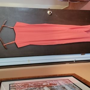 Bcbg coral maxi dress